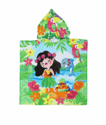 Poncho playa infantil Hawai